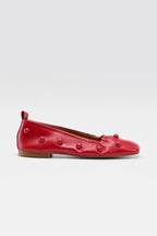 Alexia Ballet Flats - Red - SOMECHIC