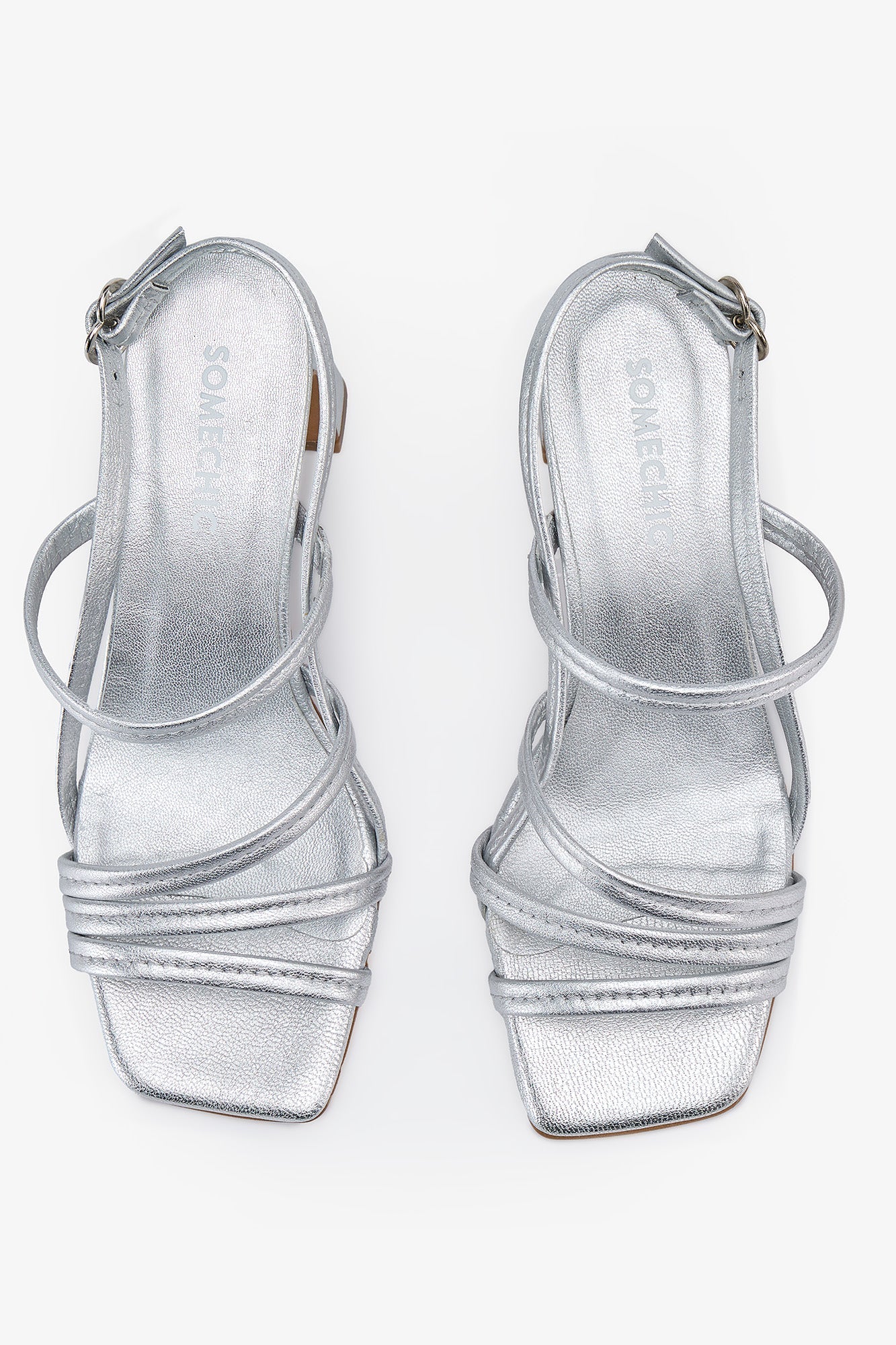 Amira Sandals - Silver - SOMECHIC