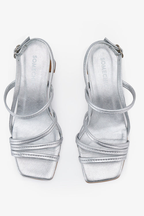 Amira Sandals - Silver - SOMECHIC