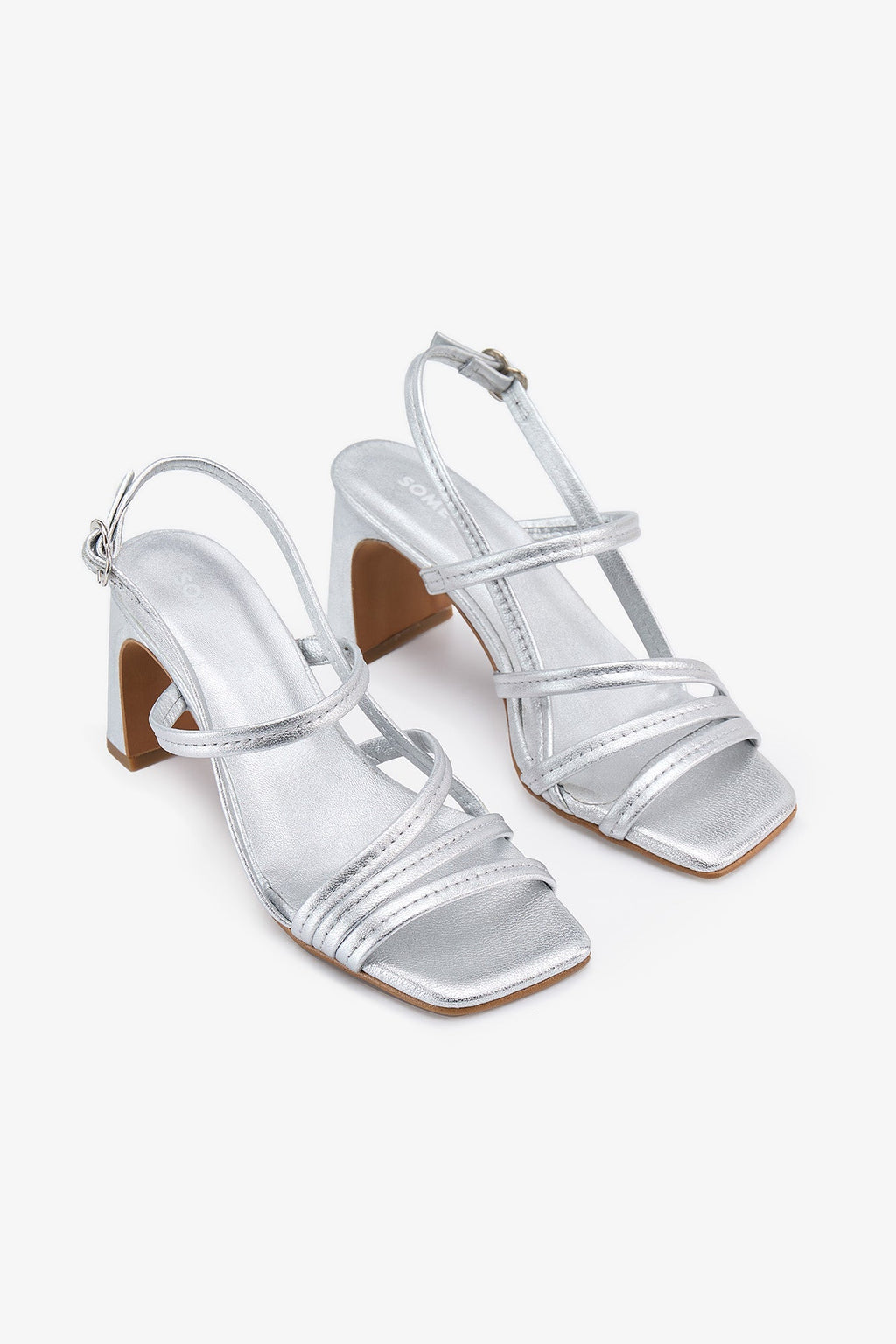 Amira Sandals - Silver - SOMECHIC