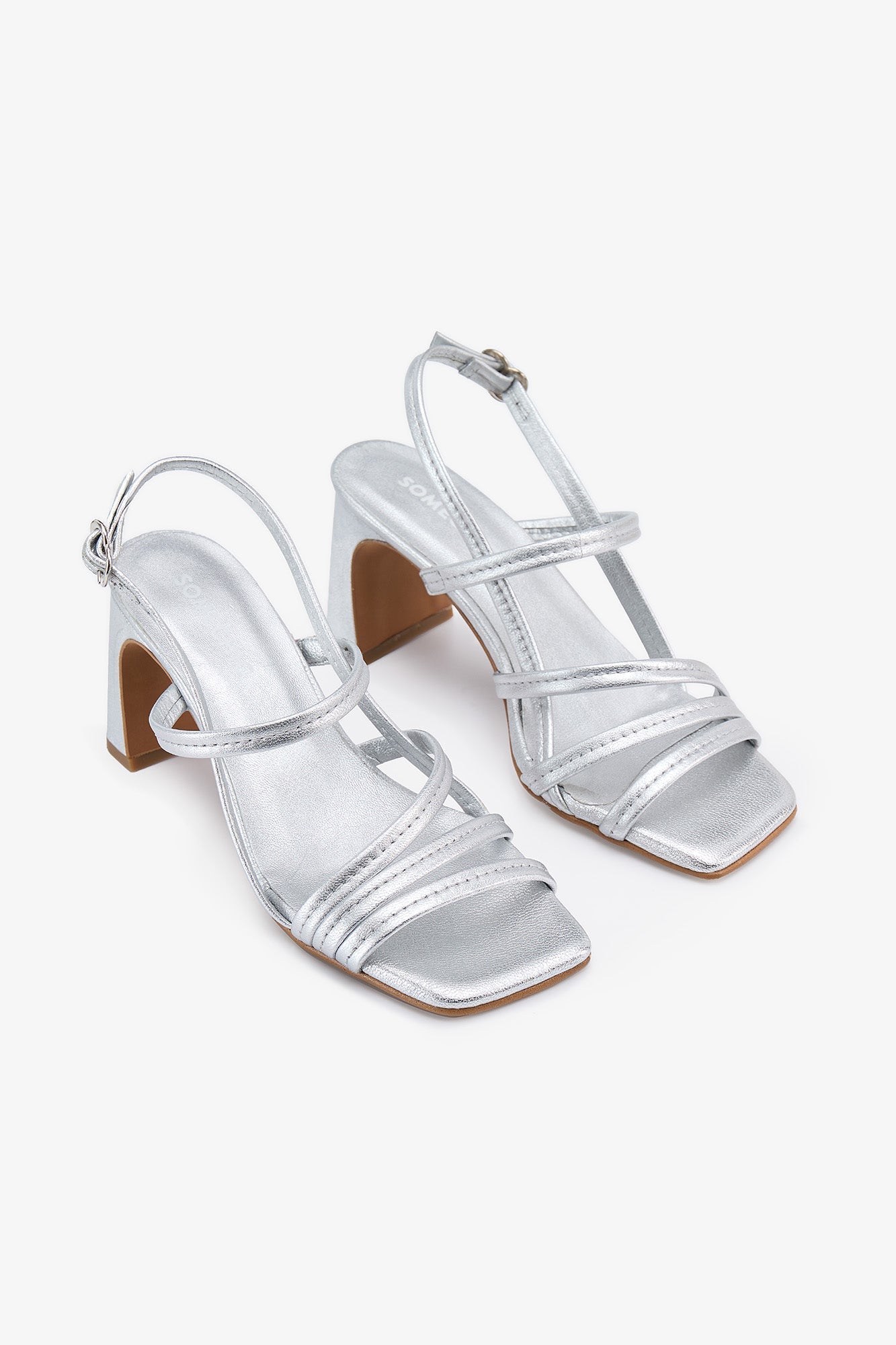 Amira Sandals - Silver - SOMECHIC