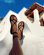 Cali Sandals - Black - SOMECHIC