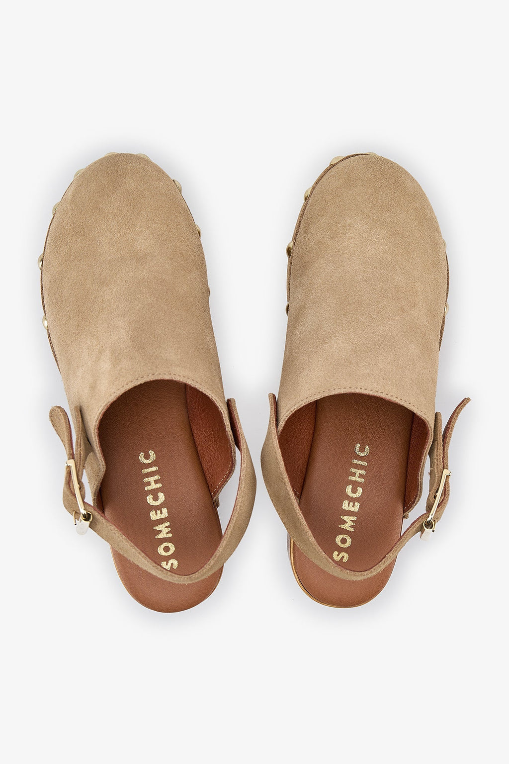 Eve Clogs - Beige - SOMECHIC