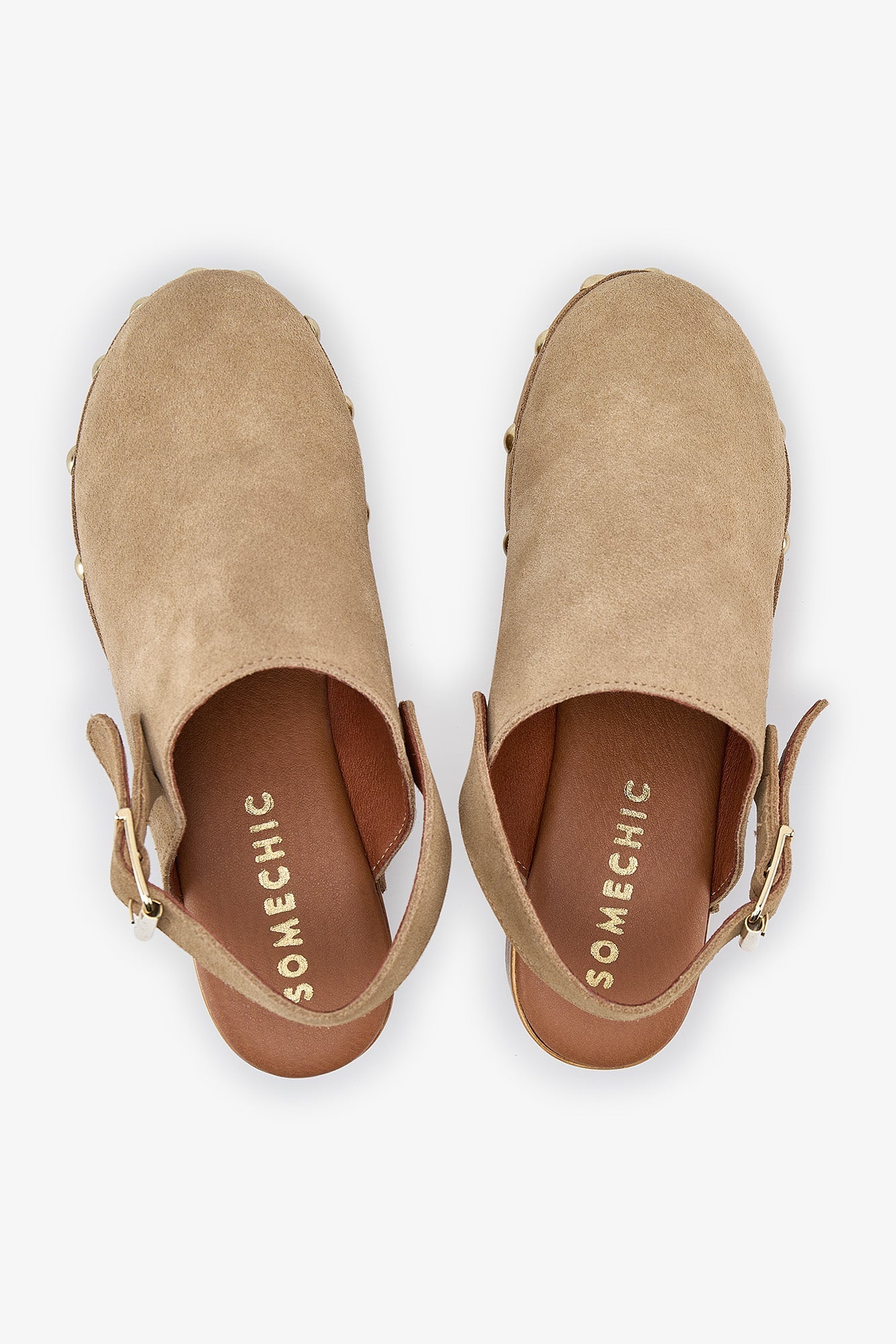 Eve Clogs - Beige - SOMECHIC