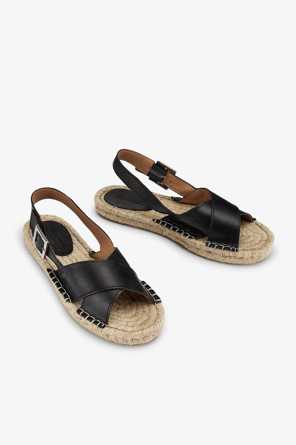 Formentera Sandals - Black - SOMECHIC