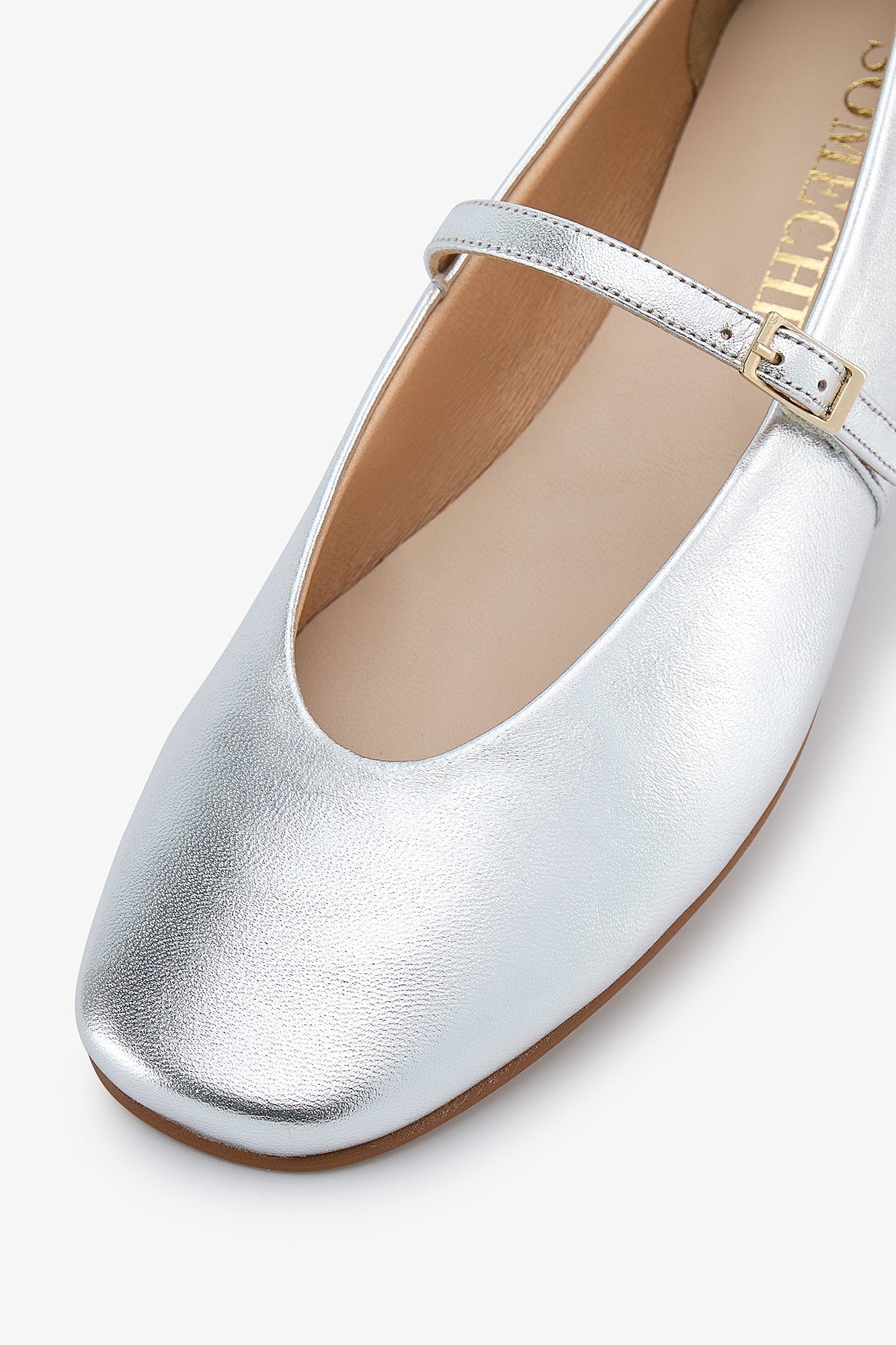 Galia Ballet Flats - Silver - SOMECHIC