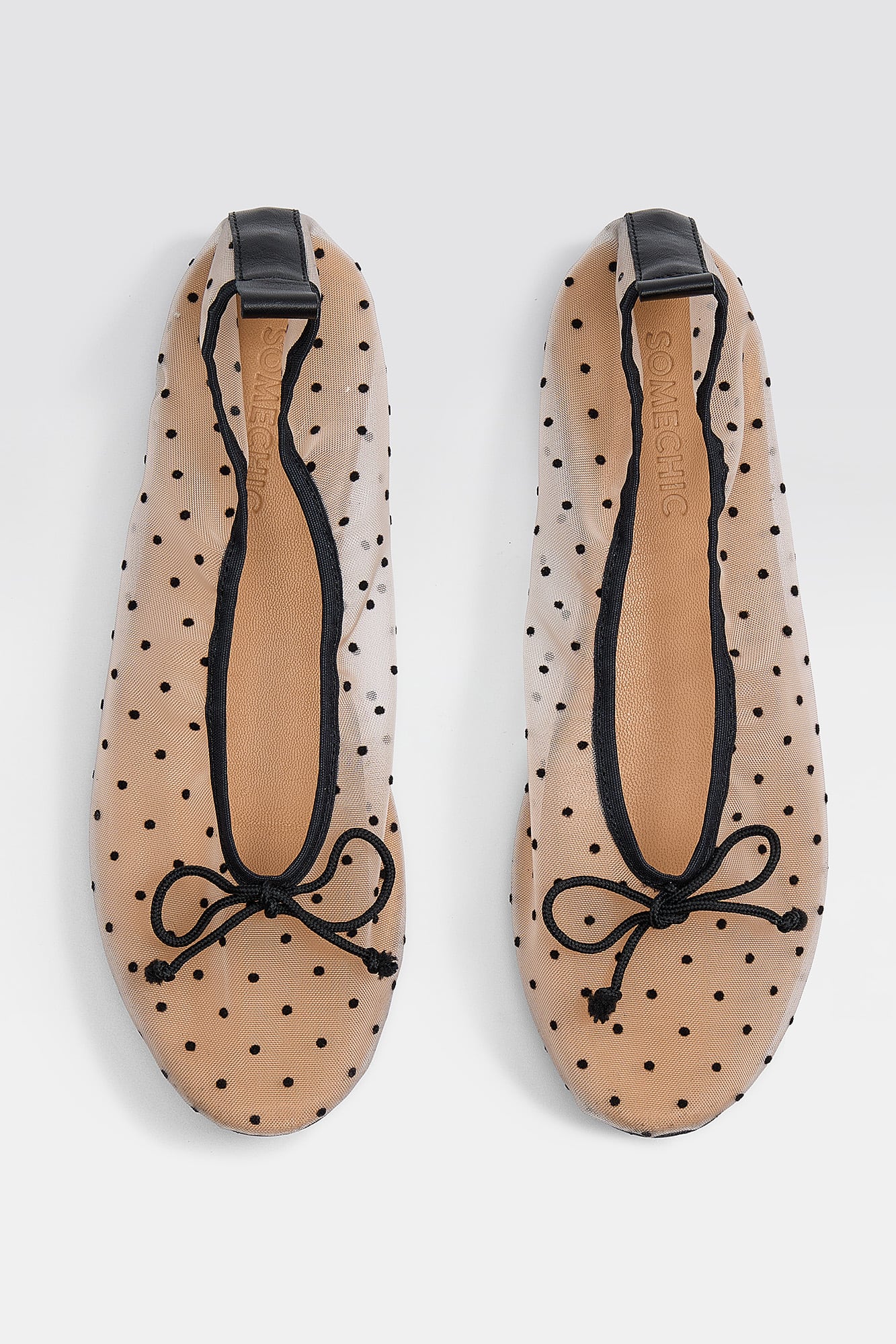 Harper Ballet Flats - White - SOMECHIC