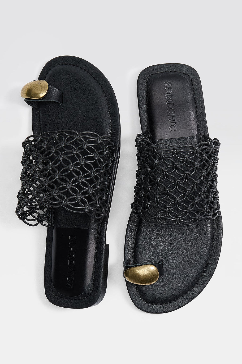 Juni Sandals - Black - SOMECHIC