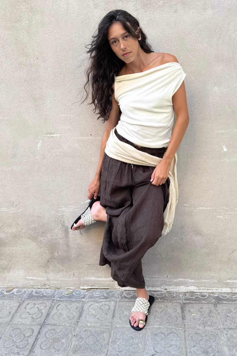 Juni Sandals - Off White - SOMECHIC