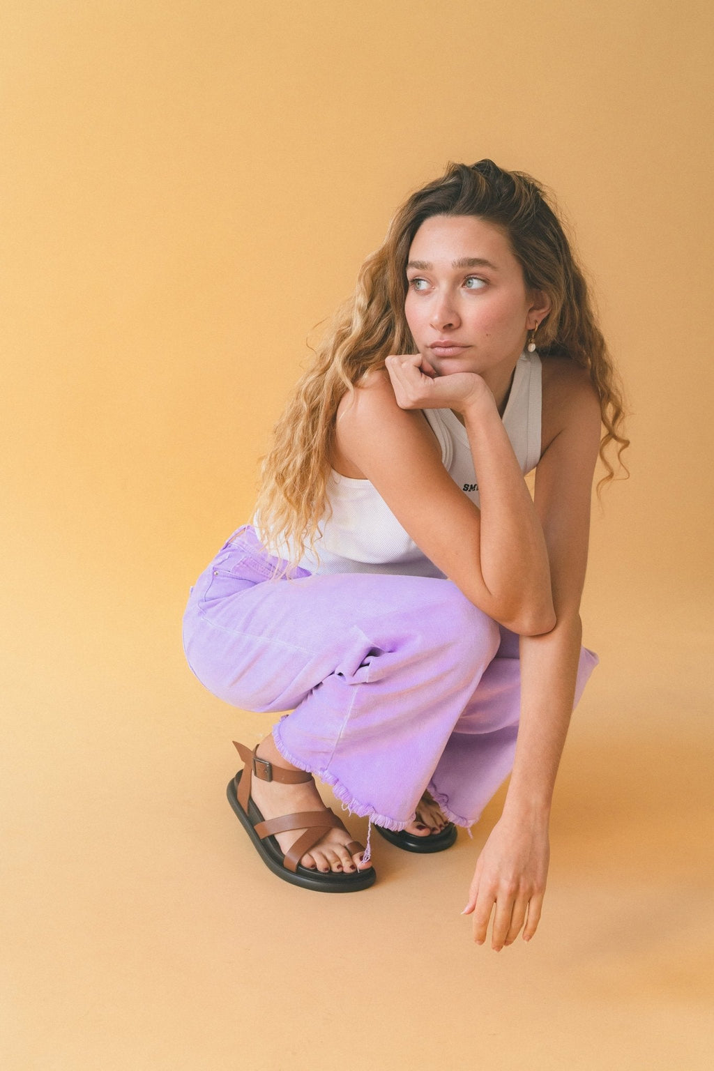 Lenna Sandals - Cocoa - SOMECHIC