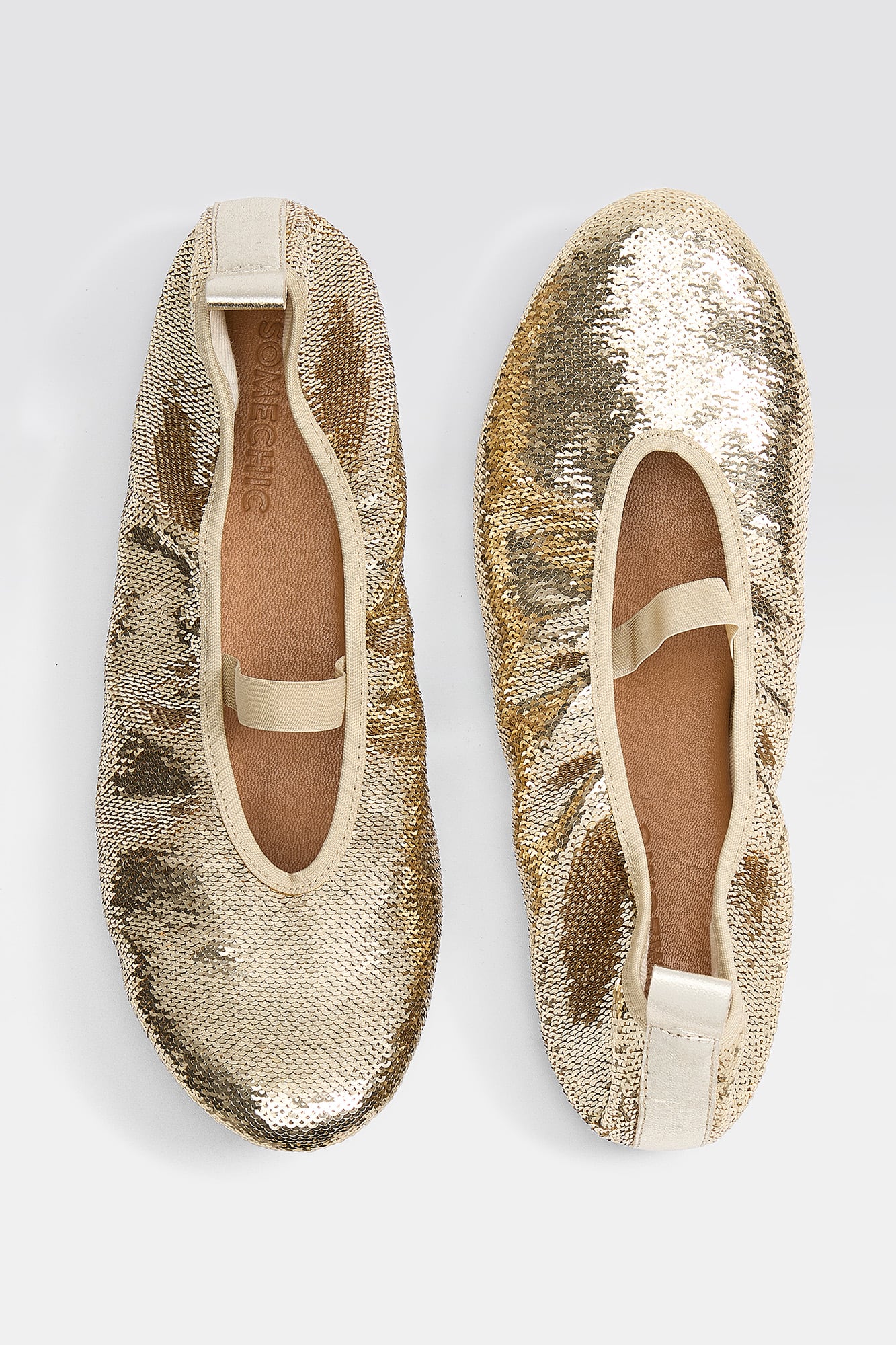 Monik Ballet Flats - Gold - SOMECHIC