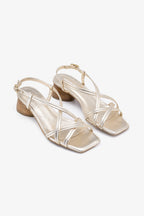 Naya Sandals - Gold - SOMECHIC