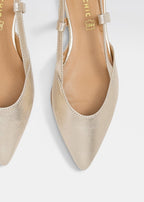 Nicole Ballet Flats - Gold - SOMECHIC