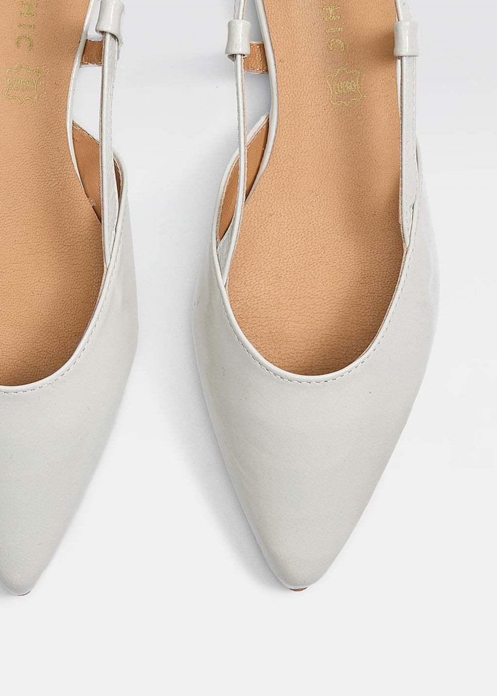 Nicole Ballet Flats - Off White - SOMECHIC