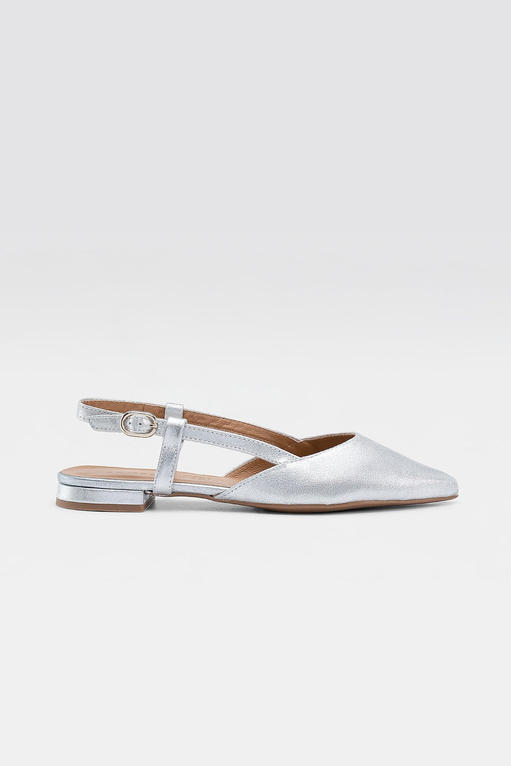 Nicole Ballet Flats - Silver - SOMECHIC