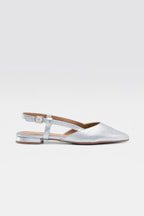 Nicole Ballet Flats - Silver - SOMECHIC