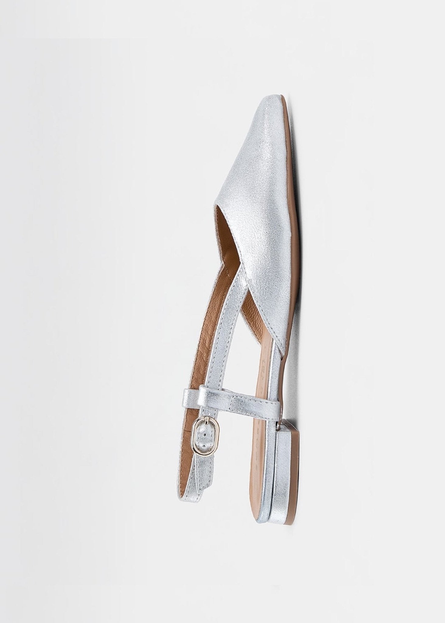 Nicole Ballet Flats - Silver - SOMECHIC
