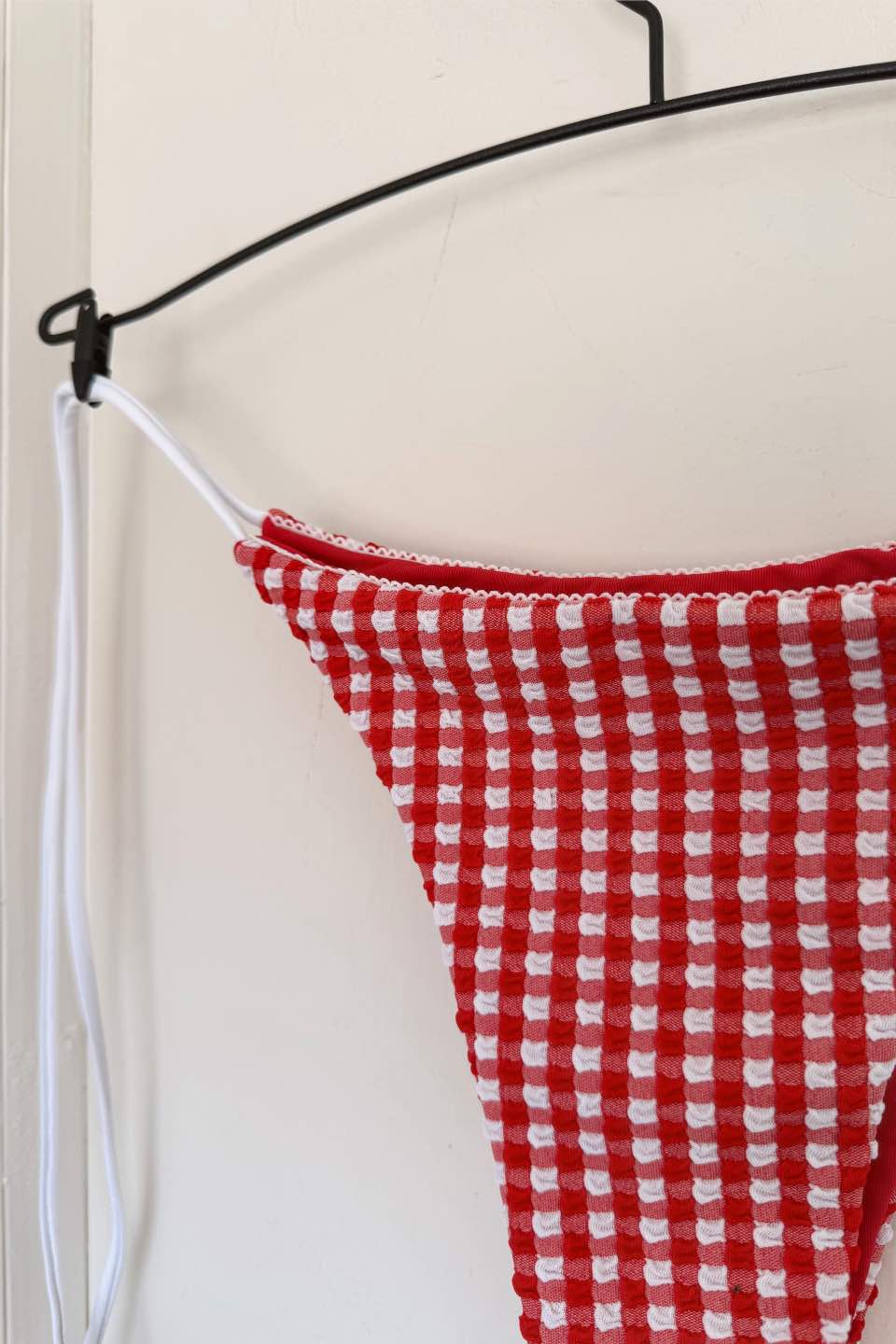 Pippa Bikini Bottom - Vichy Red - SOMECHIC