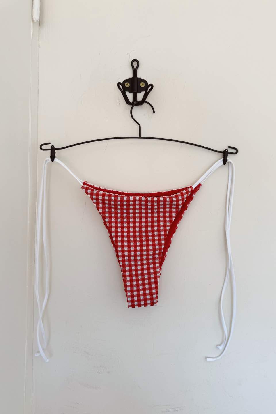 Pippa Bikini Bottom - Vichy Red - SOMECHIC