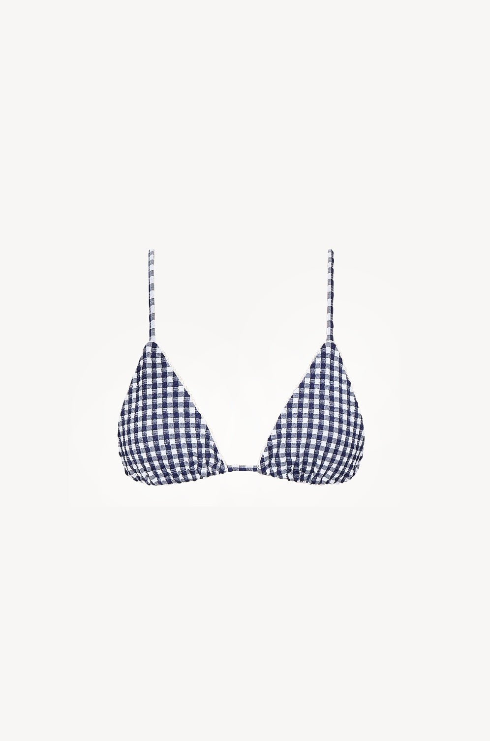 Pippa Bikini Top - Blue Vichy - SOMECHIC