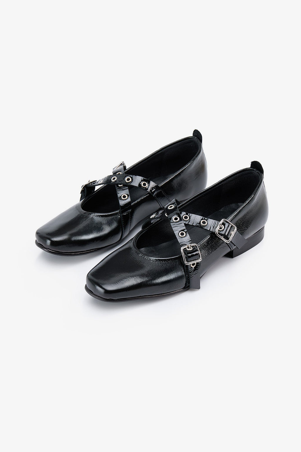 Sabrina Ballet Flats - Black - SOMECHIC