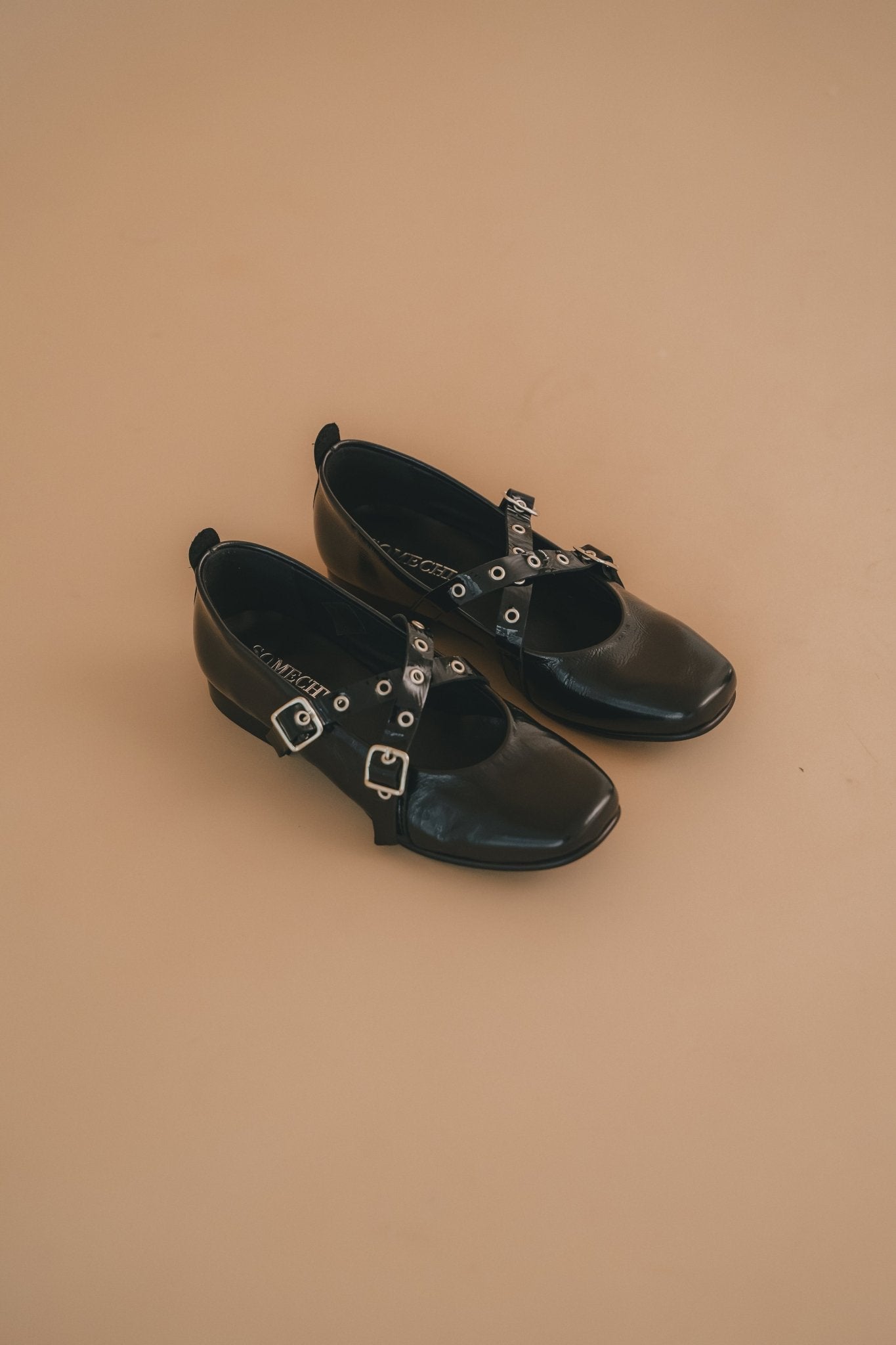 Sabrina Ballet Flats - Black - SOMECHIC