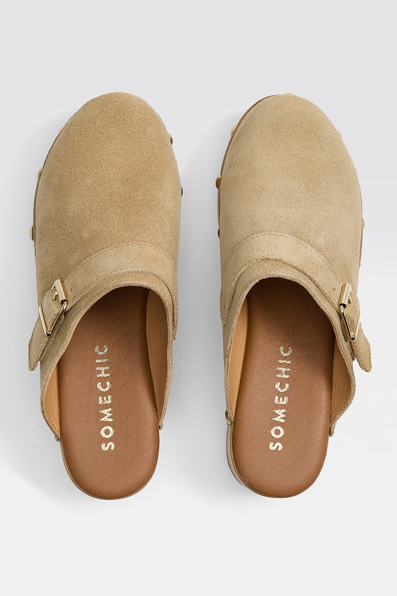 Sierra Clogs - Beige - SOMECHIC