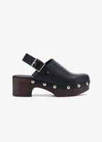 Zuecos Alana Negro