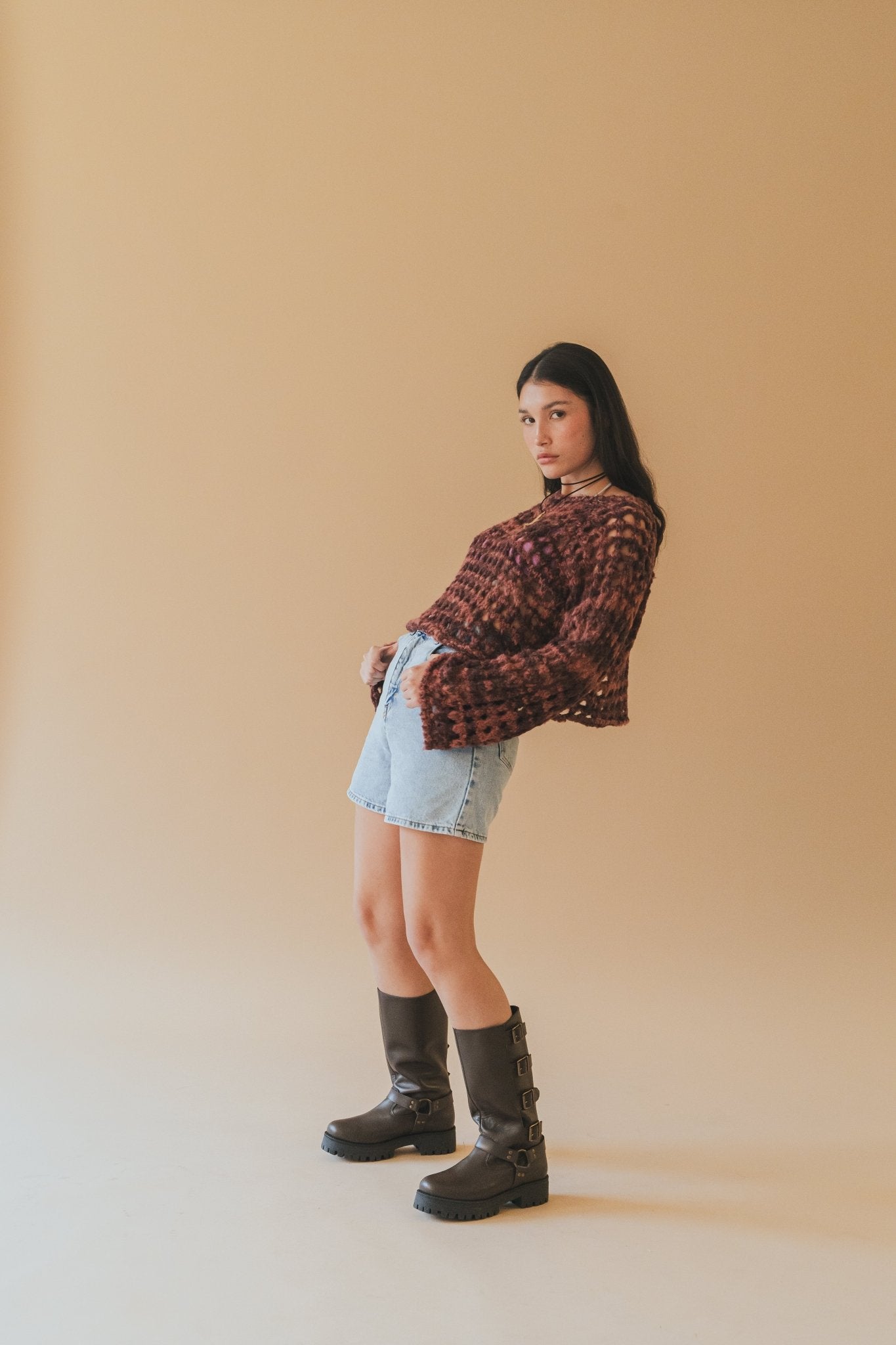 Botas Agnes Marron - SOMECHIC