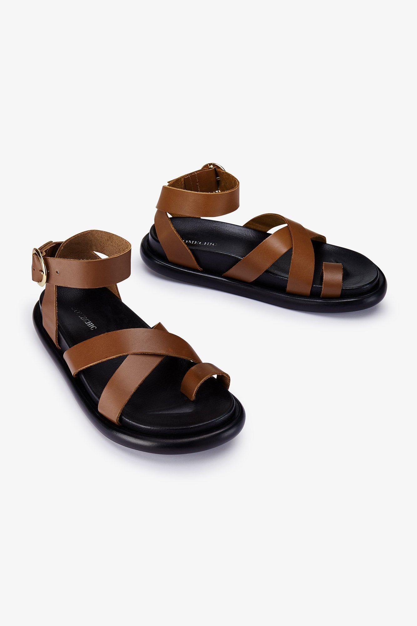 Lenna Sandals - Cocoa - SOMECHIC